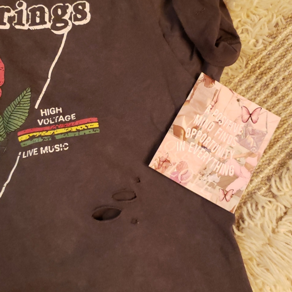 Cropped Palm Springs Music Festival Distressed Tee - Picture 6 of 7